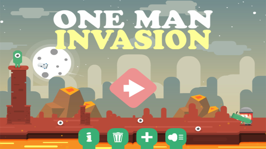 Игра One Man Invasion играть онлайн в браузере