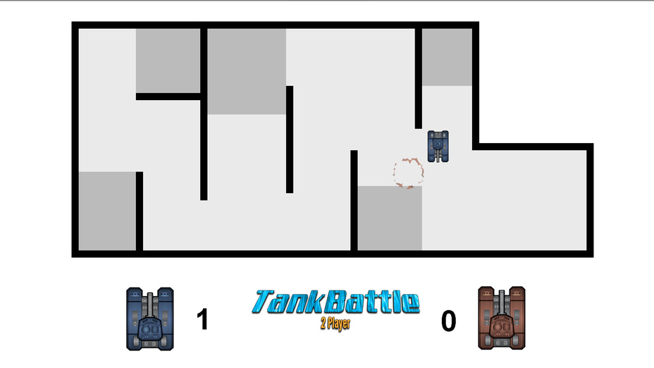 Игра TankBattle 2 Player играть онлайн в браузере