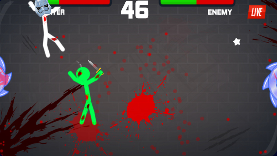 Игра Stickman Warrior играть онлайн в браузере