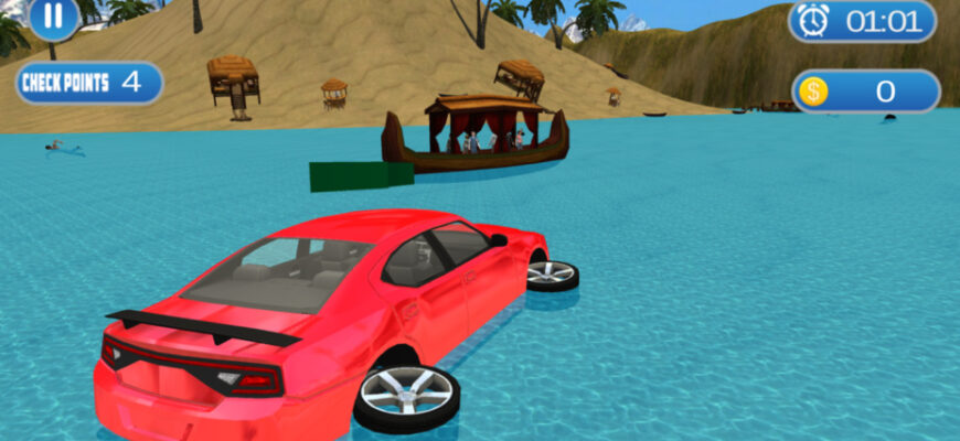 Water Car Surfing 3D