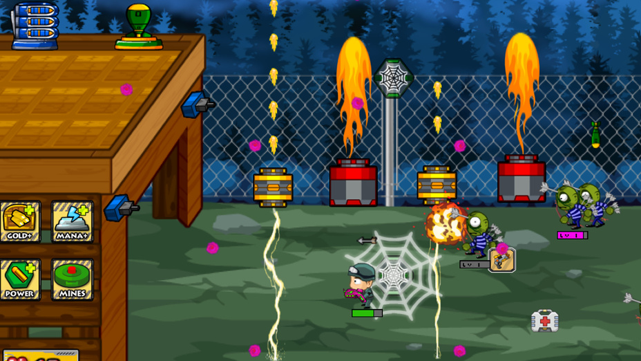 Игра Zombie Parade Defense 3 играть онлайн в браузере