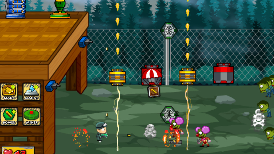 Игра Zombie Parade Defense 3 играть онлайн в браузере