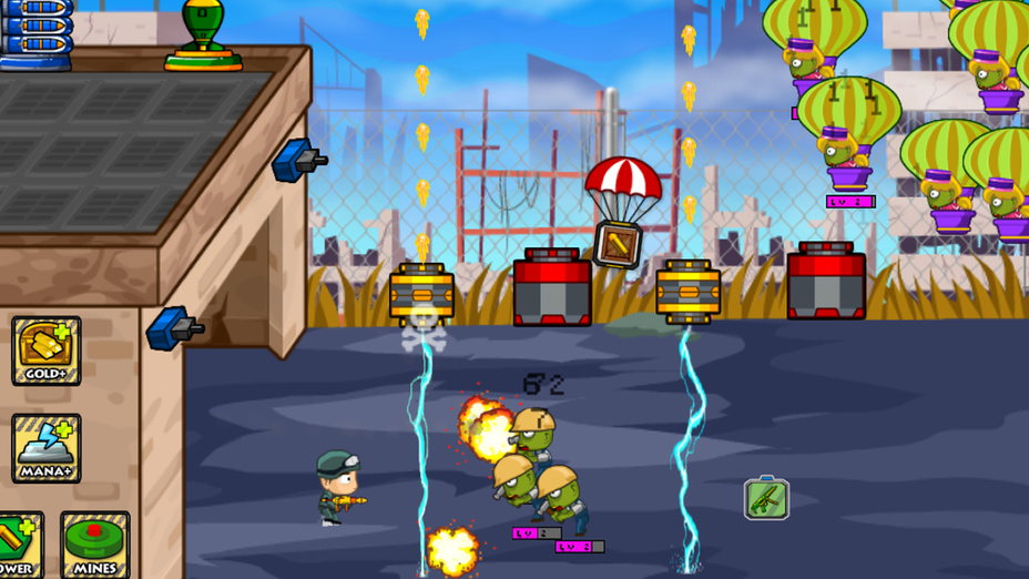 Игра Zombie Parade Defense 2 играть онлайн в браузере