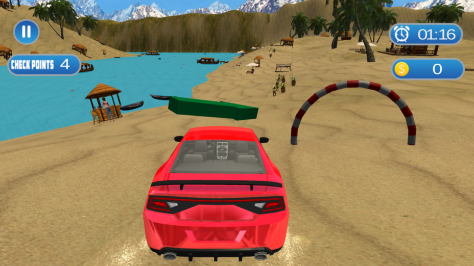 Игра Water Car Surfing 3D играть онлайн в браузере