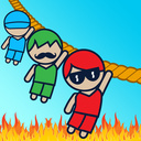 Играть в Rope Rescue Hero онлайн без регистрации