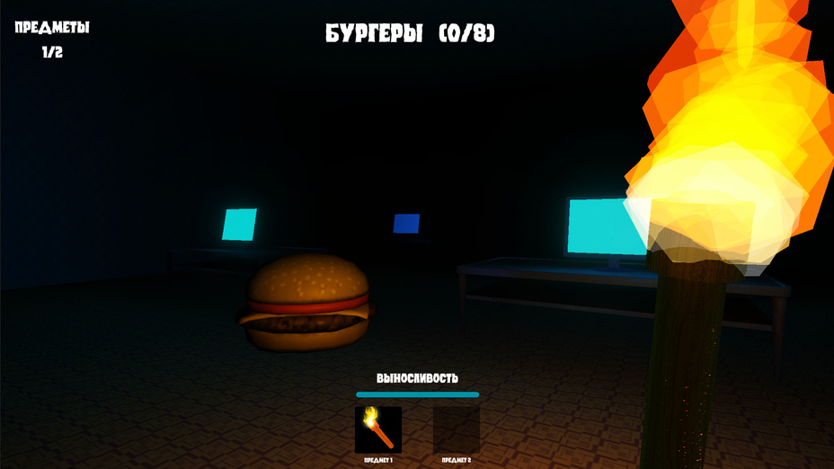 Игра Mr. Noob Eat Burger играть онлайн в браузере