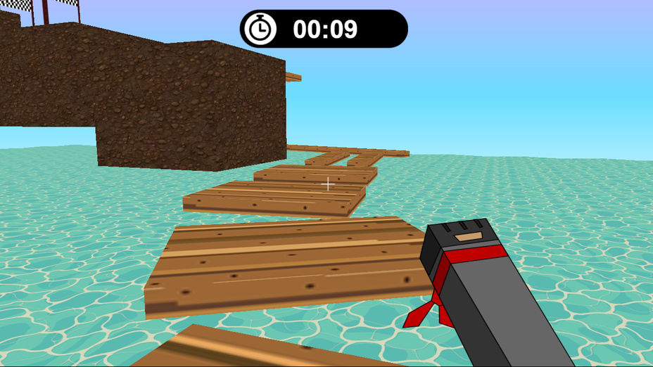 Игра Blocky Parkour Ninja играть онлайн в браузере