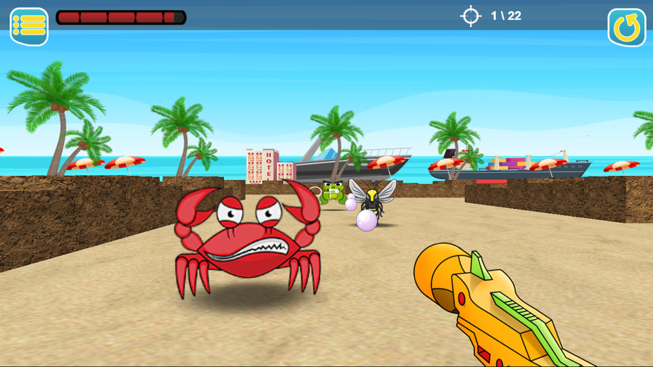 Игра Bubble Gun Beach играть онлайн в браузере