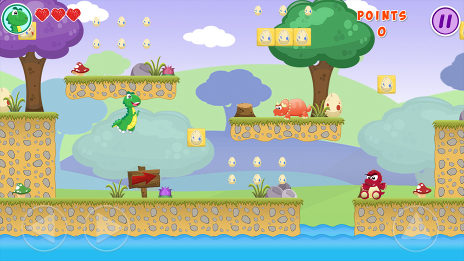 Игра Little Dino Adventure играть онлайн в браузере