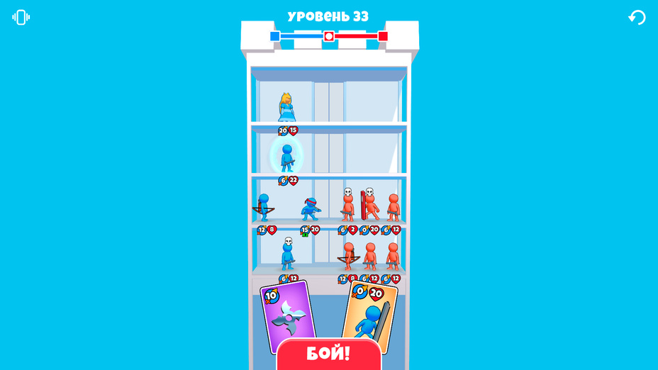 Игра Towers: Card Battles играть онлайн в браузере