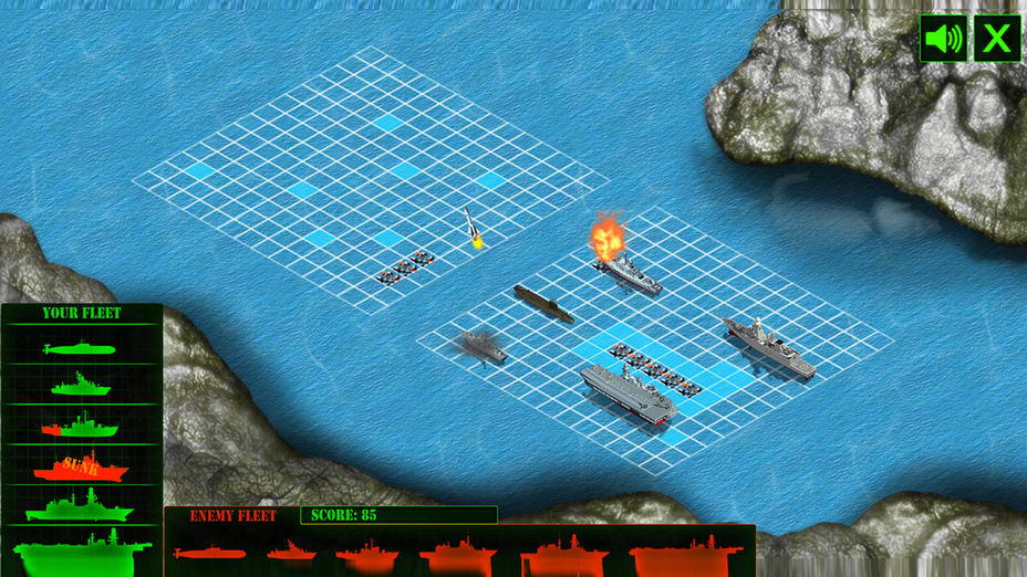 Игра Battleship Empire играть онлайн в браузере