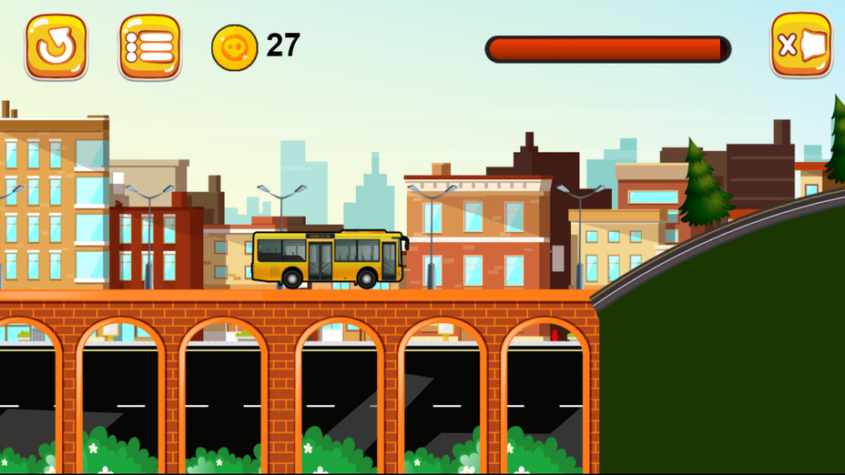 Игра School Bus Racing играть онлайн в браузере