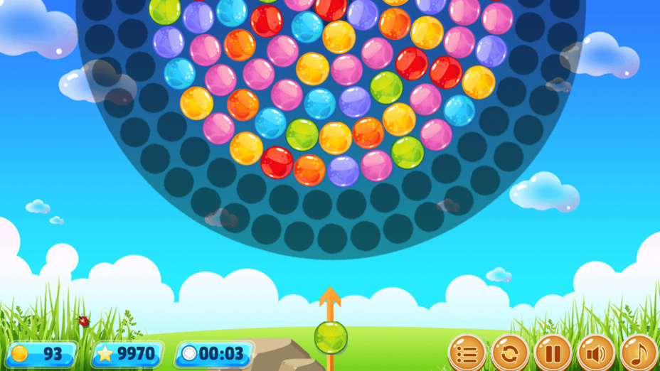 Игра Wheel Bubble Shooter играть онлайн в браузере