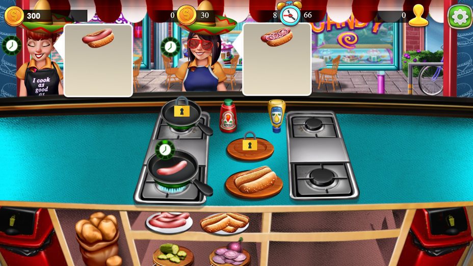 Игра Burger Shop играть онлайн в браузере