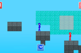 Stickman Blockworld Parkour 2