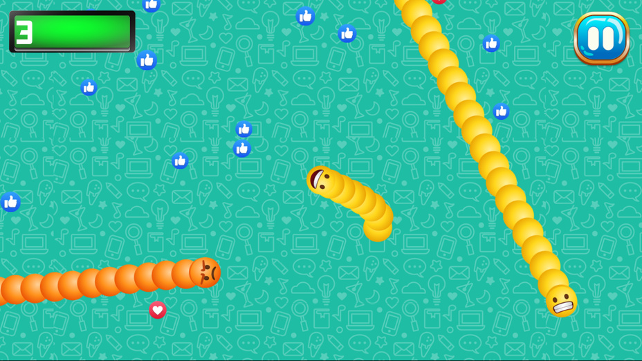 Игра Social Media Snake играть онлайн в браузере