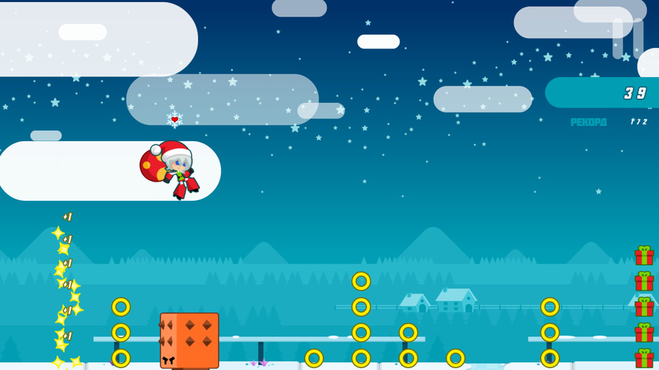 Игра Santa Girl Dash играть онлайн в браузере