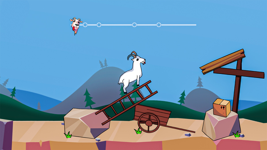 Игра Goat Over It играть онлайн в браузере