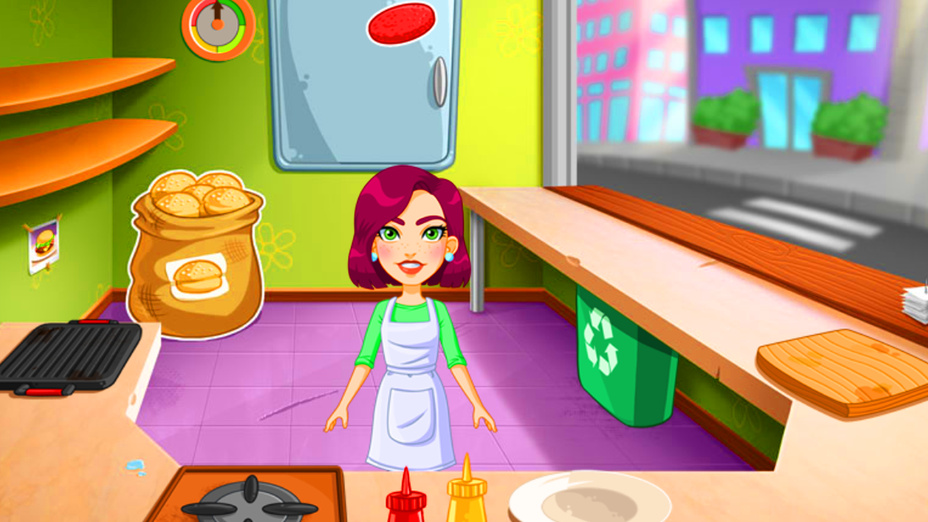 Игра Burger Cooking Chef играть онлайн в браузере