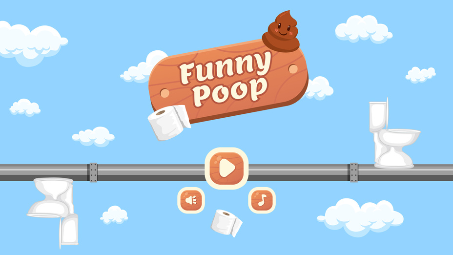 Игра Funny Poop играть онлайн в браузере