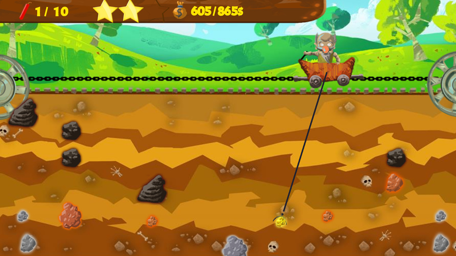 Игра Gold Miner Classic играть онлайн в браузере