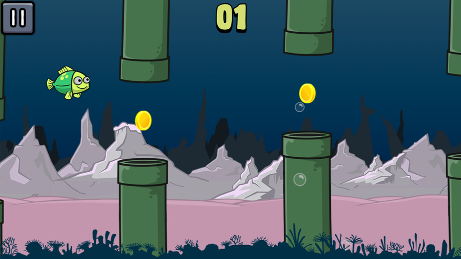 Игра Яростные Рыбки играть онлайн в браузере