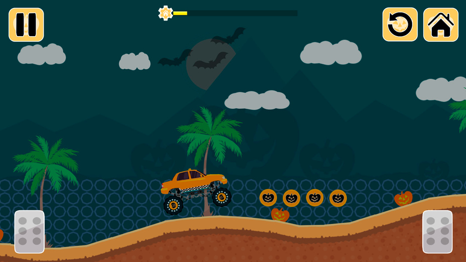 Игра Crazy Monster Taxi Хэллоуин играть онлайн в браузере