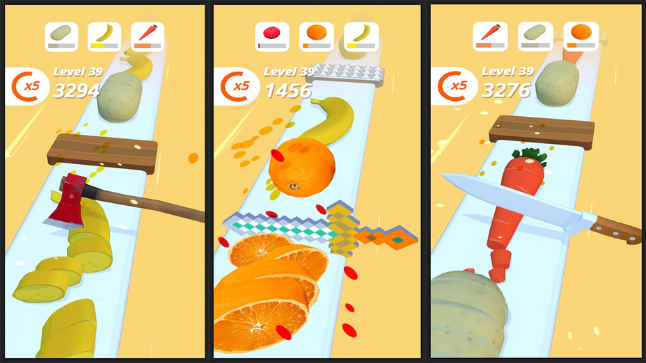 Игра Perfect Slice 3D играть онлайн в браузере