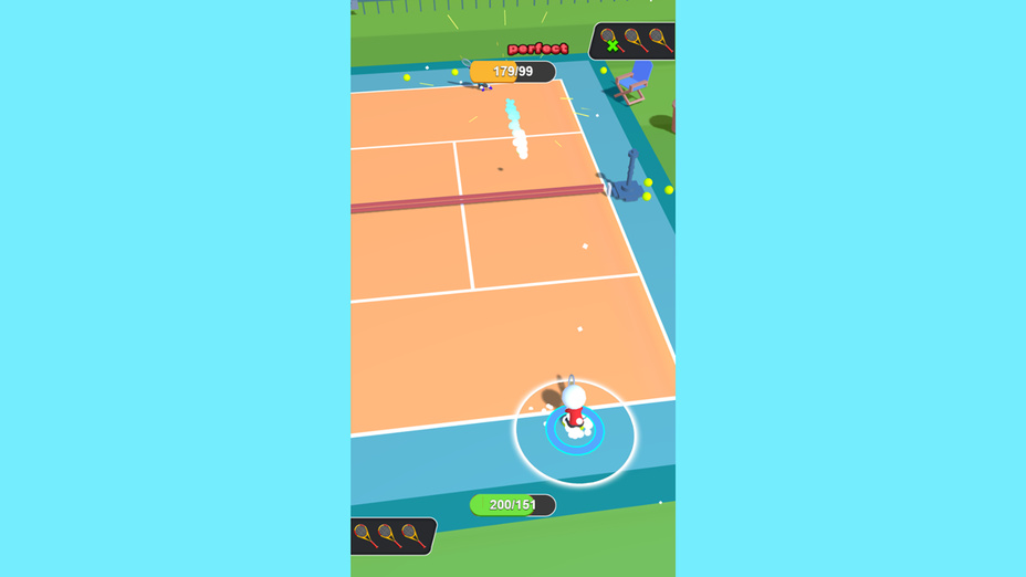 Игра Tennis Feel играть онлайн в браузере