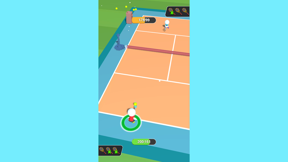 Игра Tennis Feel играть онлайн в браузере