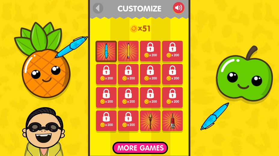 Игра Pineapple Pen онлайн без регистрации играть бесплатно в браузере Игра Pineapple Pen играть онлайн в браузере