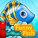 Играть в Funny Fish - Веселая Рыбка онлайн без регистрации