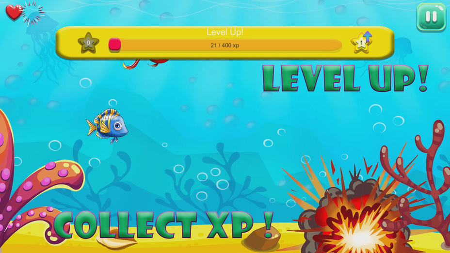 Игра Funny Fish - Веселая Рыбка играть онлайн в браузере