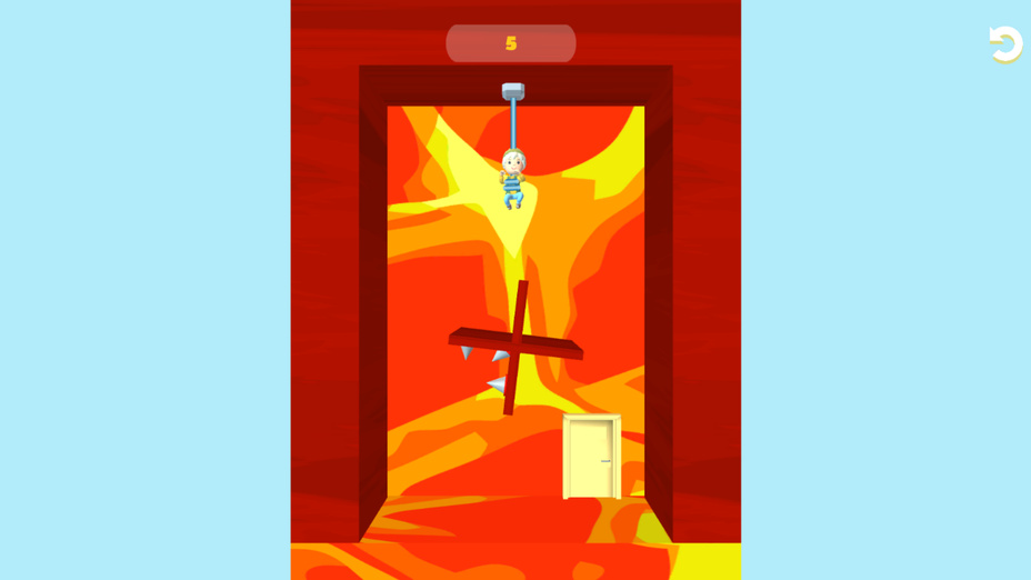 Игра Перережь веревку 3D играть онлайн в браузере