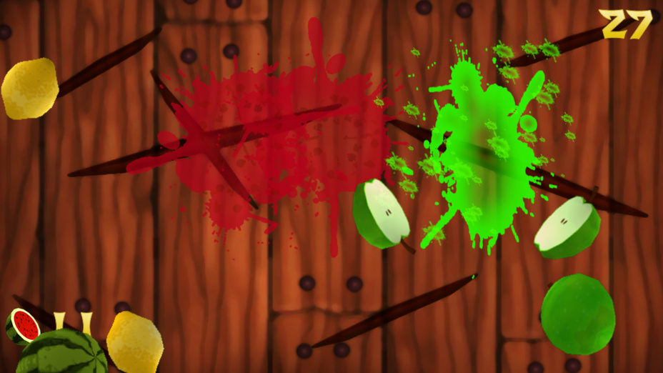 Игра Fruit Slicer играть онлайн в браузере