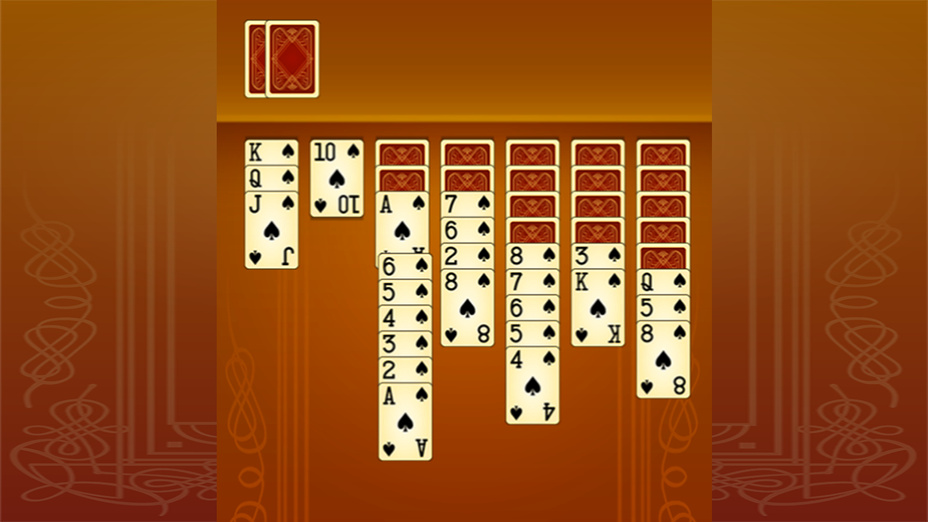 Игра Spider Solitaire играть онлайн в браузере