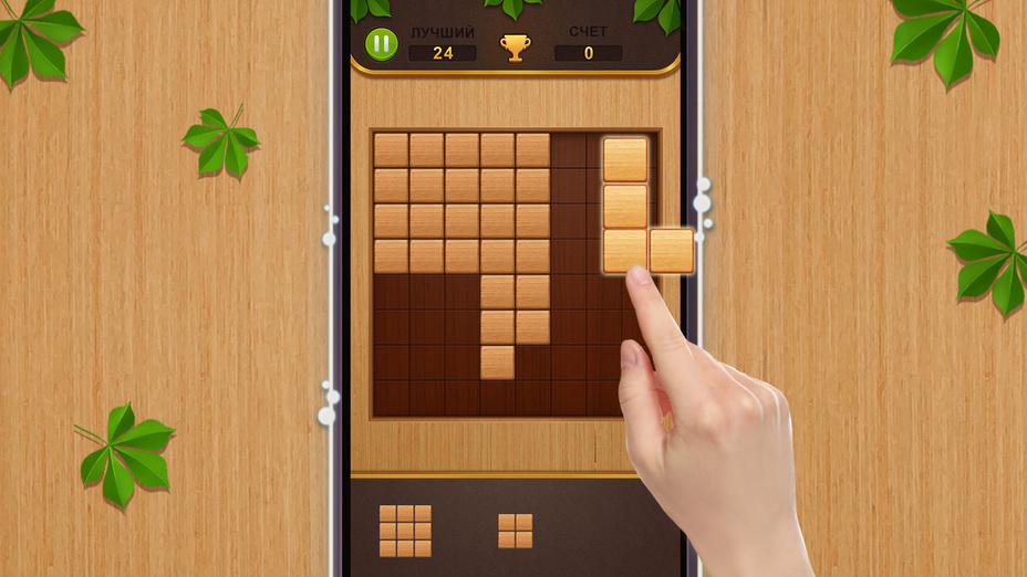 Игра Wood Block Classic играть онлайн в браузере