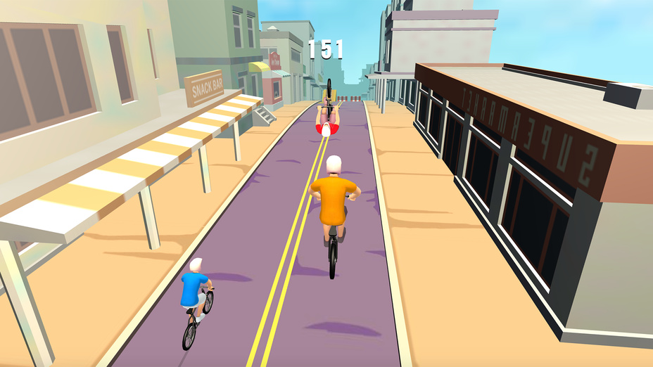 Игра Bike Rush играть онлайн в браузере