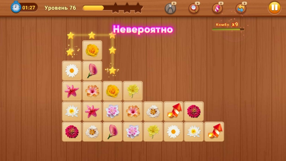 Игра Tile Connect - Pair Matching играть онлайн в браузере