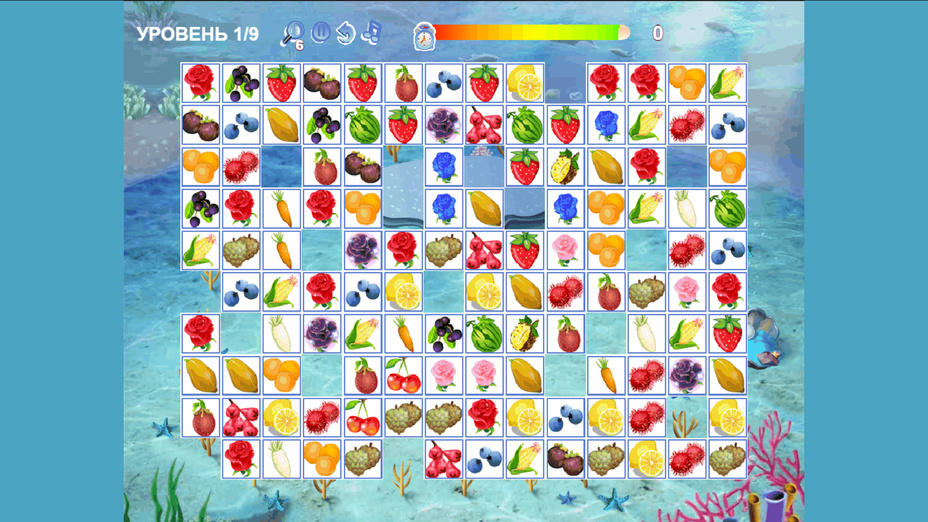 Игра Fruit Connect играть онлайн в браузере