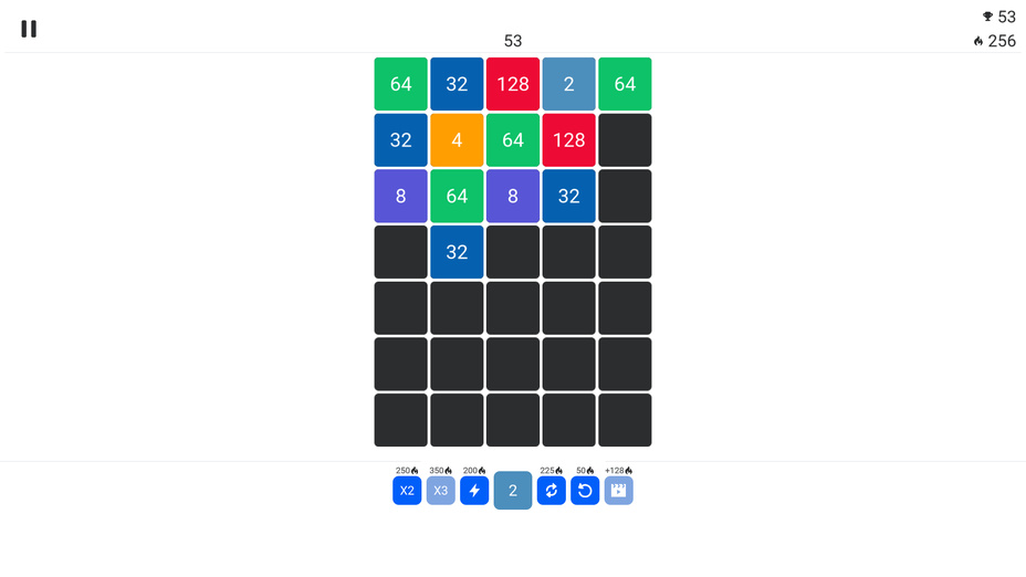 Игра Merge Blocks играть онлайн в браузере