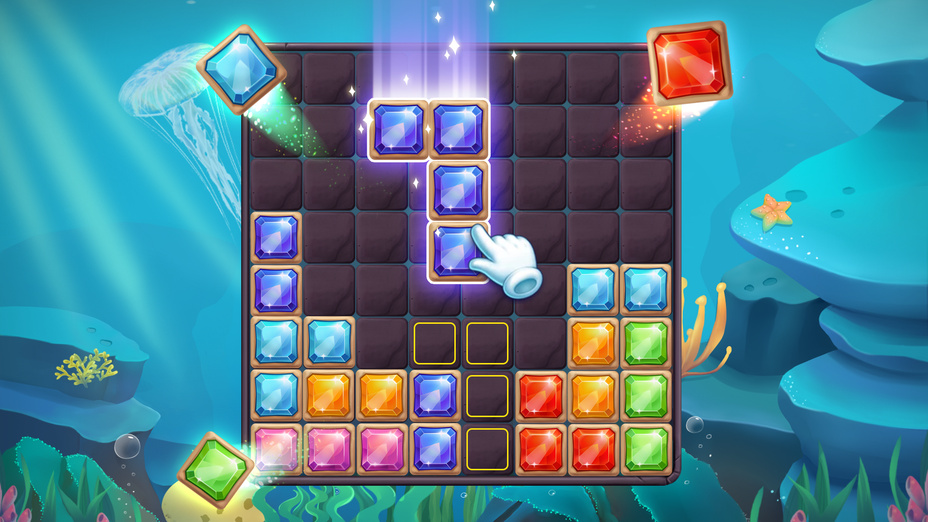 Игра Block Puzzle Ocean играть онлайн в браузере