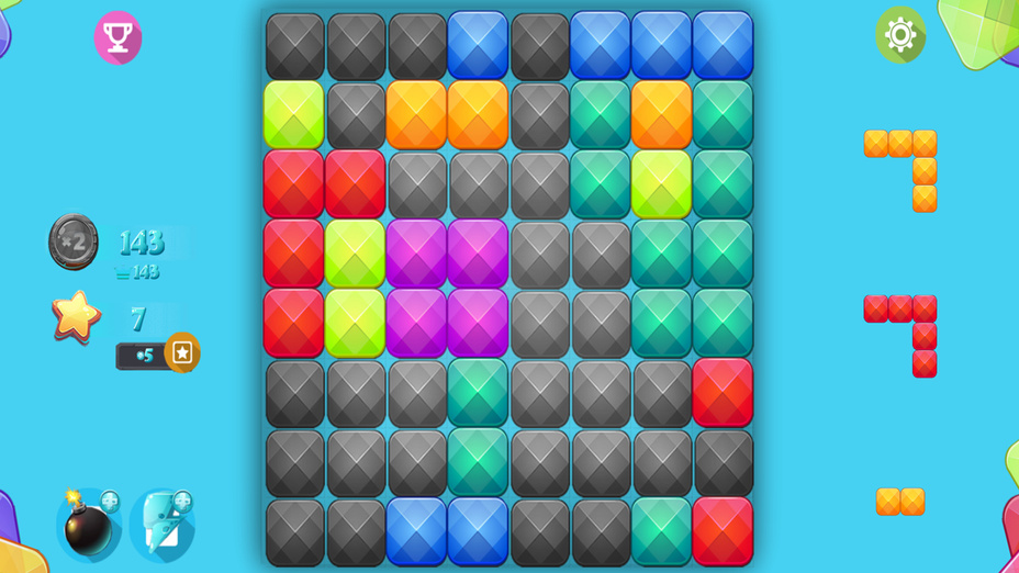 Игра Block Puzzle Game играть онлайн в браузере