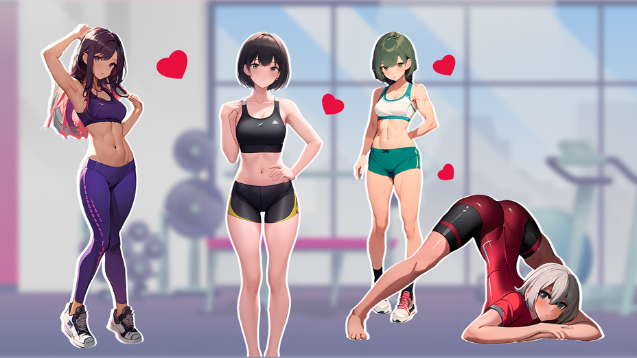 Игра Клики на раздевание: Девочки в качалочке играть онлайн в браузере