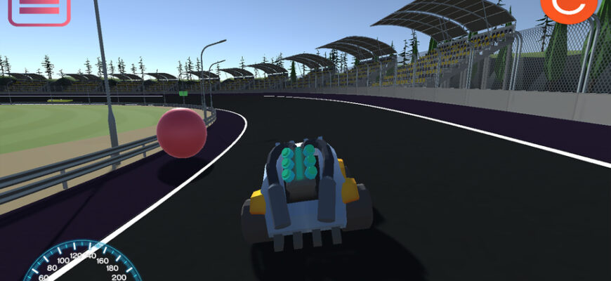 Мультяшные гонки с препятствиями Мультяшные гонки с препятствиями