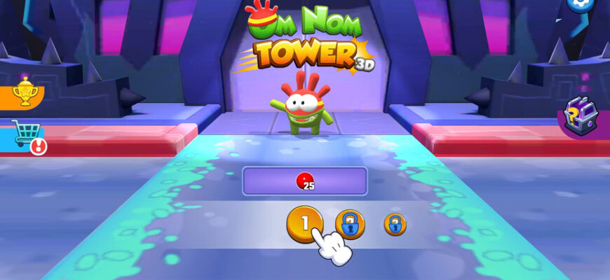 Om Nom Tower 3D