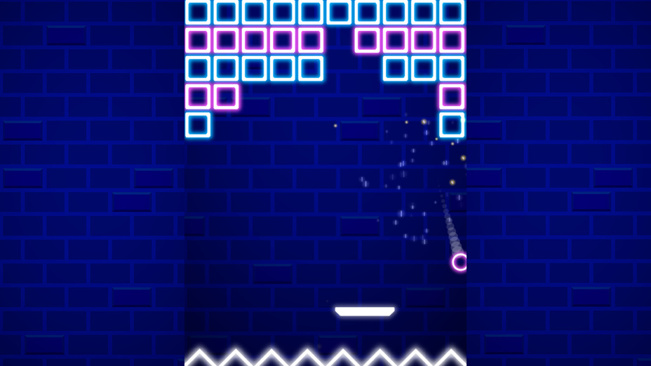 Игра Neon Bricks Breaker играть онлайн в браузере