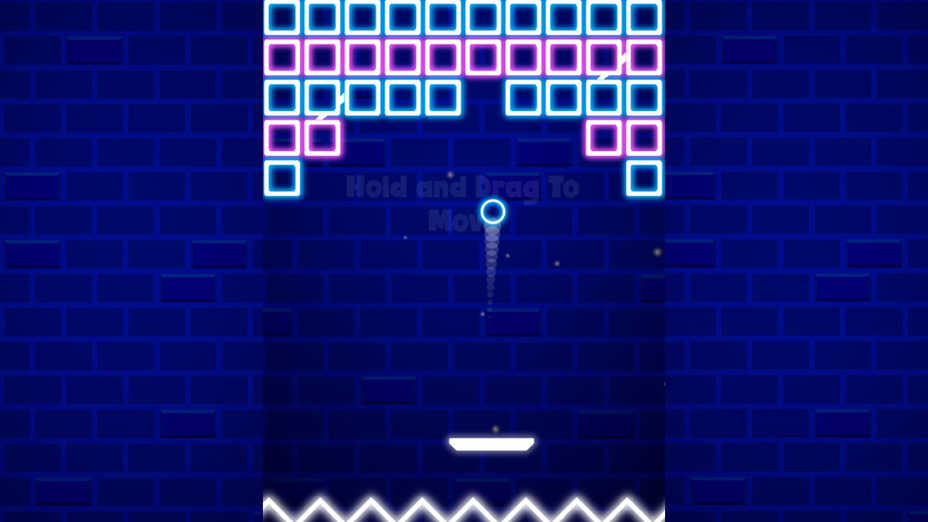 Игра Neon Bricks Breaker играть онлайн в браузере