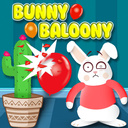 Играть в Bunny Balloony онлайн без регистрации