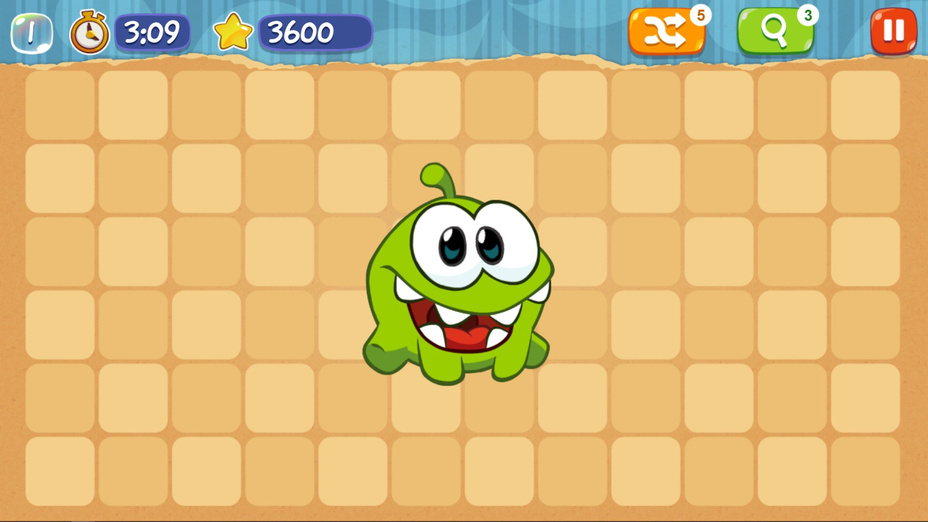 Игра Om Nom Connect Classic играть онлайн в браузере